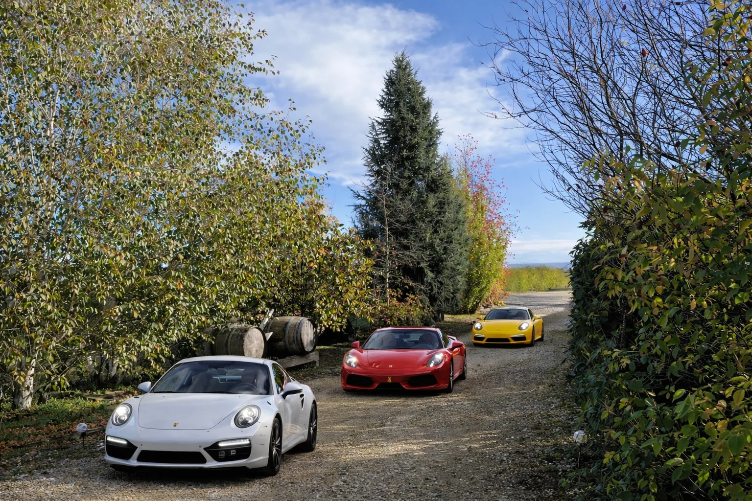 Entrée du Domaine de la Noiseraie dans le Beaujolais